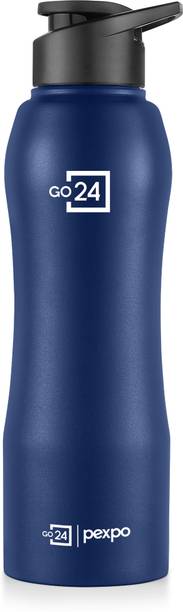 pexpo BISTRO Stainless Steel Leakproof Fridge Sipper Water Bottle for Home, Office 1000 ml Steel Bottle