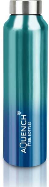 AQUENCH Stainless Steel Water Bottle for Gym Office Sports Yoga Cycling Home & Kids Use 1000 ml Steel Bottle
