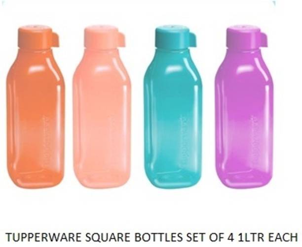 TUPPERWARE SQUARE BOTTLES 1000 ml Plastic Bottle