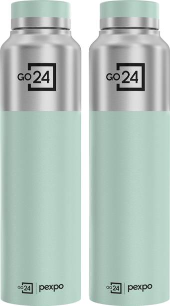 pexpo Crown Dual-Tone Sports and Hiking Stainless Steel Water Bottle 950 ml Steel Bottle
