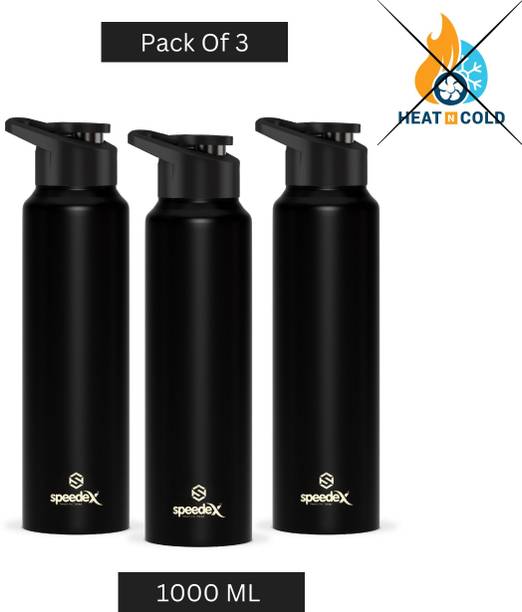 SPEEDEX Simplex Fridge Water Bottle Office Sports Use 1000 ml Stainless Steel Bottle