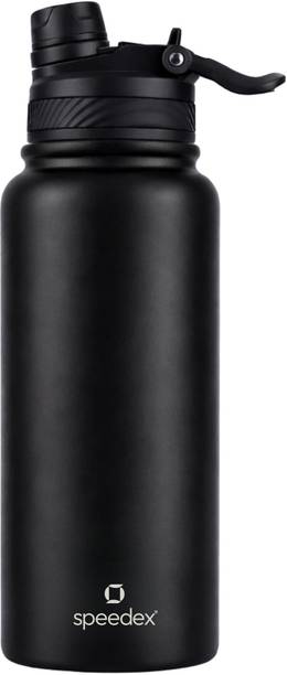 SPEEDEX Vacuum Insulated Hot & Cold Bottle, Dual Sipper for Office & Gym 950 ml Stainless Steel Flask