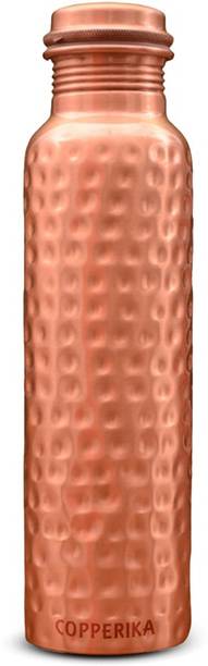 Copperika Hammered Copper Water Bottle Original With Ayurvedic & Other Health Benefits 950 ml Bottle