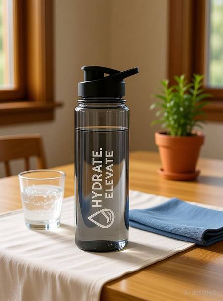 SPIC Premium Water Bottle SET OF 2 PCS 1000 ml Plastic Bottle