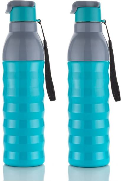 nariya PLASTIC SPORTY 900 INSULATED BOTTLE IN ZIGZAG DESIGN FOR GYM TRAVELLING OFFICE 720 ml Bottle