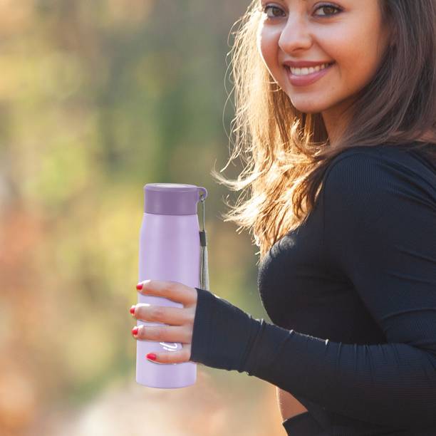 MILTON Handy 650 Stainless Steel Water Bottle, Purple 690 ml Bottle
