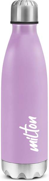 MILTON Shine 1000 Stainless Steel Water Bottle, Purple 900 ml Bottle