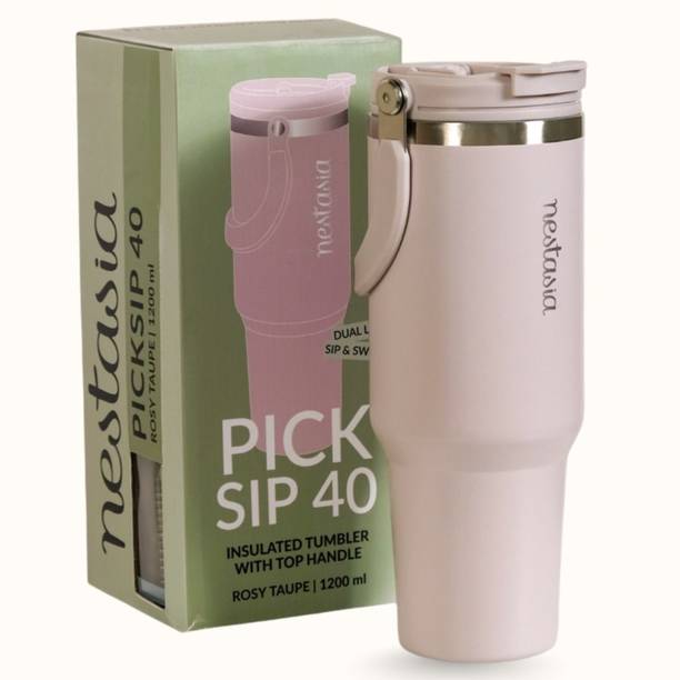 Nestasia Insulated Tumbler With Top Handle 1200 ml Stainless Steel Bottle