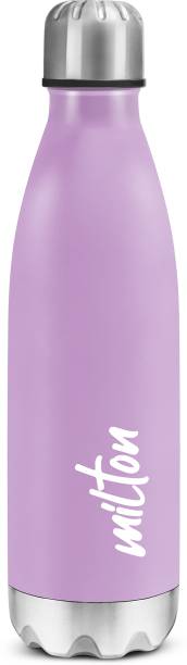MILTON Shine 1000 Stainless Steel Water Bottle, Purple 900 ml Bottle
