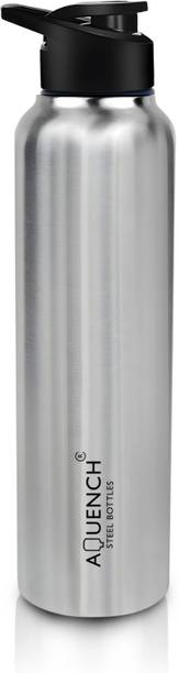 AQUENCH Stainless Steel Water Bottle for Gym Office Sports Yoga Cycling Home & Kids Use 1000 ml Steel Bottle
