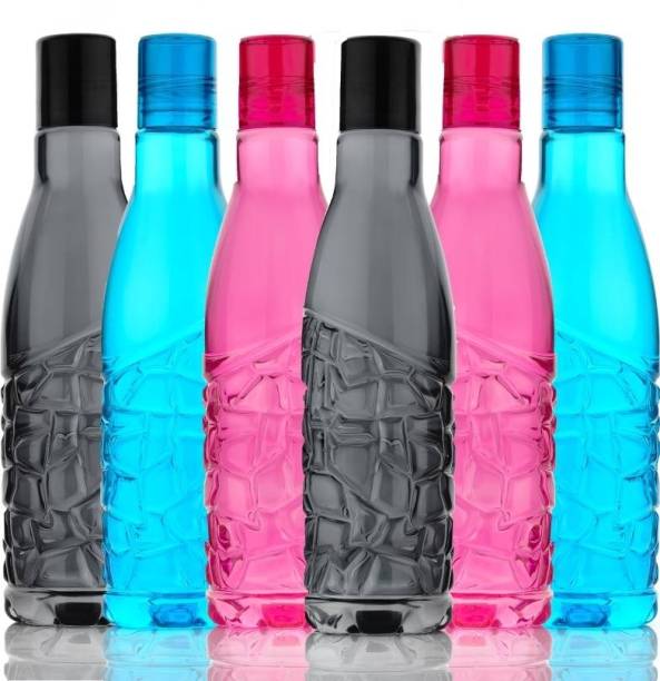 Flipkart SmartBuy Stylish crystal design water bottle set for multipurpose 6pc 1000 ml Bottle
