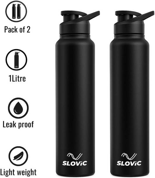 SLOVIC Steel Water Bottle 1 Ltr 1000 ml