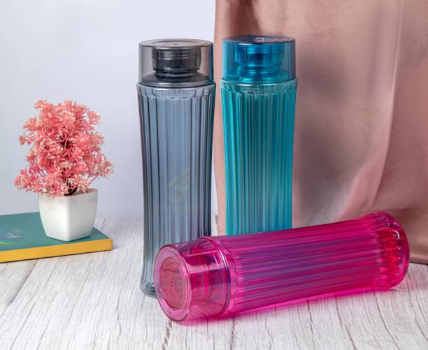 BELLERBIRD Premium Quality H2o Round Shape water bottle set of fridge 998 ml