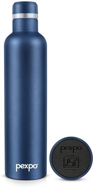 pexpo Water Bottle Hot & Cold Flask ISI Certified Steel Bottle 3 Layer Insulation-Orio 750 ml Steel Flask