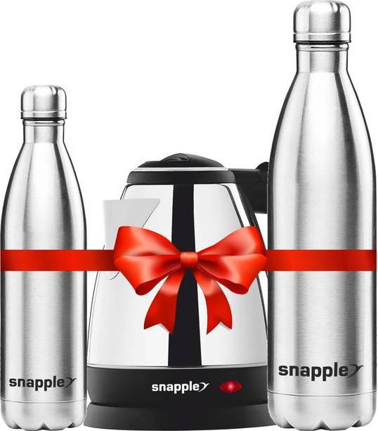 Snapple Special Combo Pack - Kettle 1.5 Litre + Hot and Cold Cola 500 & 1000 ML Total 1500 ml Bottle