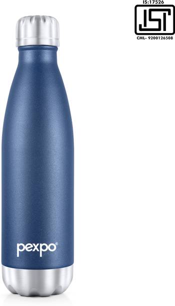 pexpo 500ml 24 Hrs Hot and Cold Water Bottle, Stainless Steel Vacuum Insulated Electro 500 ml