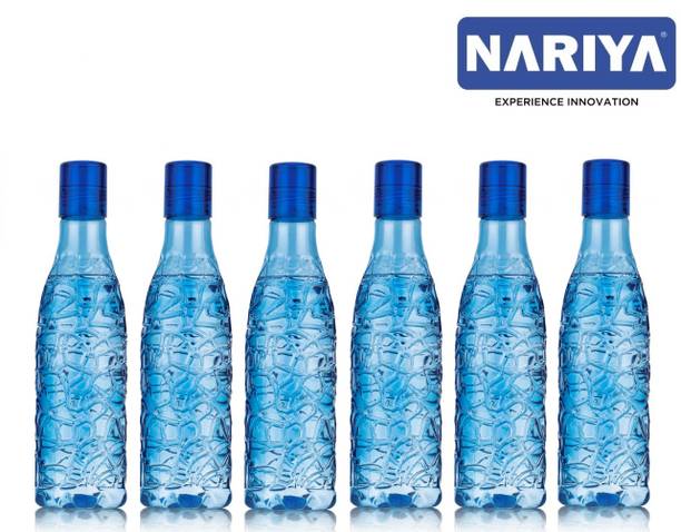 nariya PLASTIC WATER BOTTLE IN BLUE COLOR UNBREAKABLE LEAK-PROOF BOTTLE SET 1000 ml Bottle