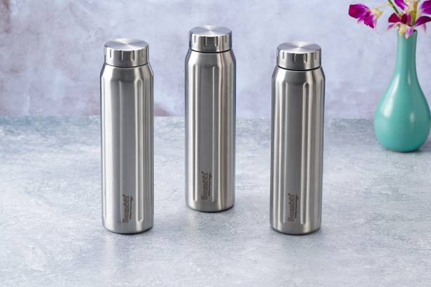 Sumeet Spark-Aqua S.S Leak Proof Water Bottle Office/School/College/Gym/Home/Fridge 900 ml Bottle