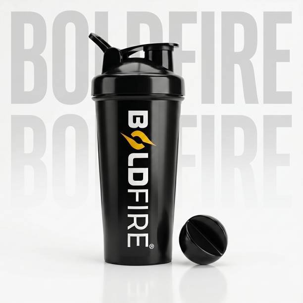 BoldFreek Premium Protein Shaker Bottle 700ml |Gym Shaker with Stainless Steel Mixing Ball 700 ml Plastic Shaker