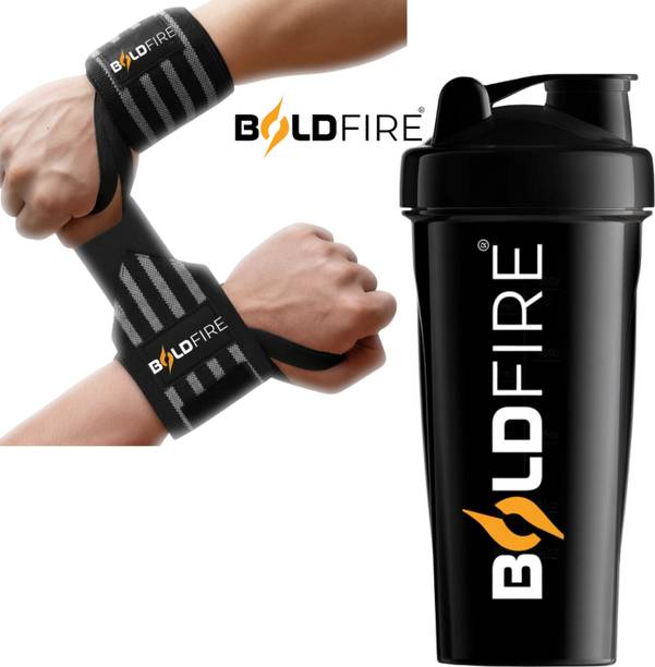 BoldFire 700 ml Gym Shaker Bottle for Protein Shake | Leak Proof, BPA Free, Mixer Bottle 700 ml Plastic Shaker