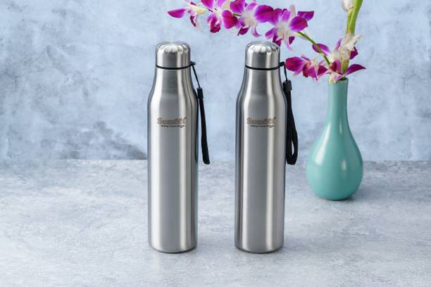 Sumeet Alpha-Aqua S.S Leak Proof Water Bottle Office/School/College/Gym/Home/Fridge 1000 ml