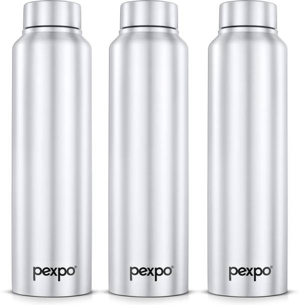 pexpo 1000 ml Fridge and Refrigerator Stainless Steel Water Bottle, Chromo 950 ml Bottle