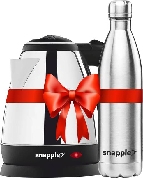Snapple Special Combo Pack - Kettle 1.5 Litre + Hot and Cold Cola Water Bottle 500 ml Bottle