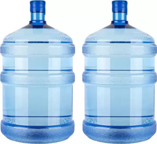 KradFit 20 L Blue water Bottle/camper/Cantainer/water can 20000 ml Bottle (Pack of 2, 20000 ml Bottle