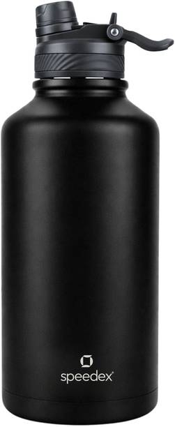 SPEEDEX Vacuum Insulated Hot & Cold Bottle, Dual Sipper for Office & Gym 2000 ml