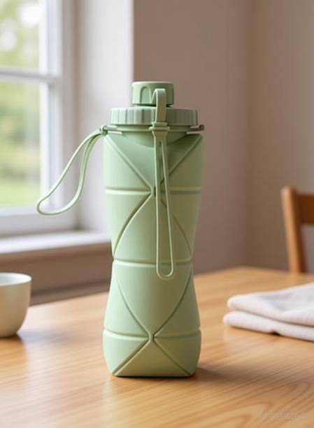 uniqe insta mart Silicon water bottle folding 1000 ml Silicone Bottle