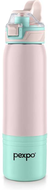 pexpo Amora Insulated Stainless Steel Water Bottle for Kids Narrow Mouth Cap 700 ml Steel Bottle