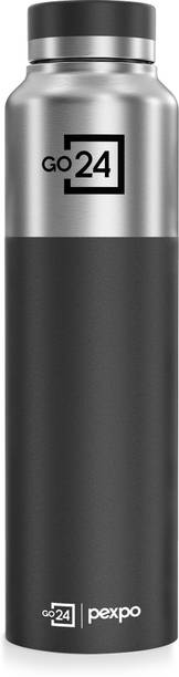 pexpo Crown Dual-Tone Sports and Hiking Stainless Steel Water Bottle 950 ml Steel Bottle