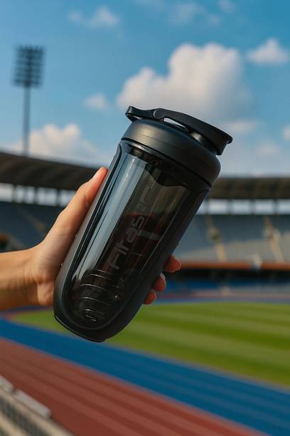 Fitastic 700 ml Gym Shaker Bottle | BPA-Free | Leak-Proof | with Mixing Ball & Mesh 700 ml PET Shaker