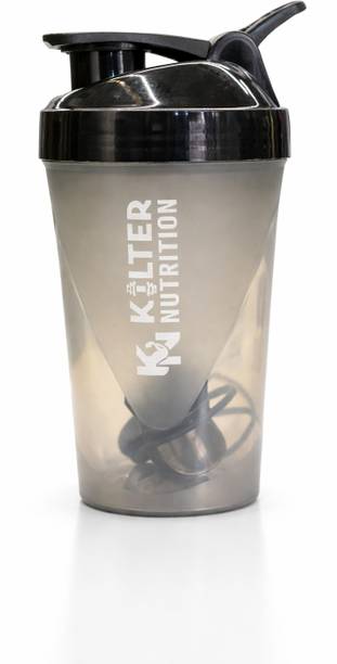 Kilter Nutrition Premium Leak-Proof Protein Shaker Bottle with Mixing Ball & Carry Handle 750 ml Plastic Shaker