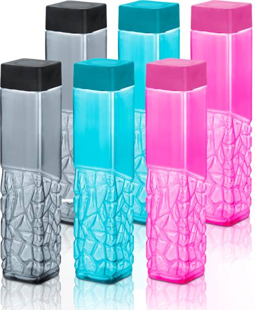 2Mech Premium Fridge Water Bottle set office sachool, 6pc 800 ml Bottle