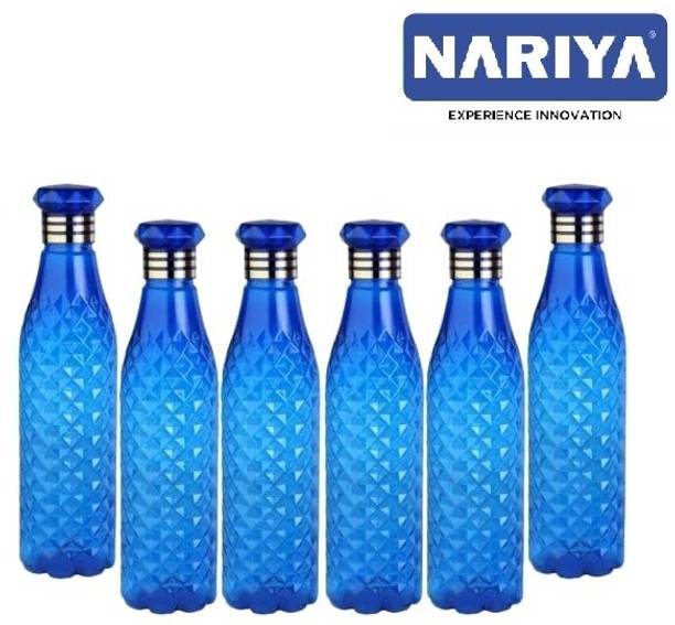 nariya PLASTIC DIAMOND BOTTLE IN BLUE COLOR UNBREAKABLE FOOD GRADE DIAMOND BOTTLE 1000 ml Bottle