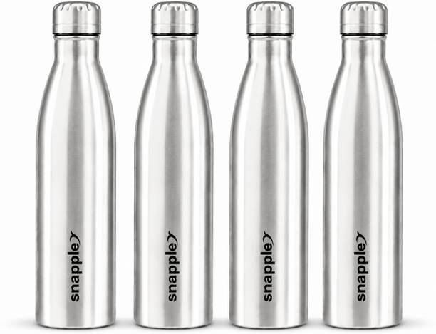 Snapple Hydro Plus Stainless Steel Water Bottle Single Wall ISI Certified 1000 ml Stainless Steel Bottle