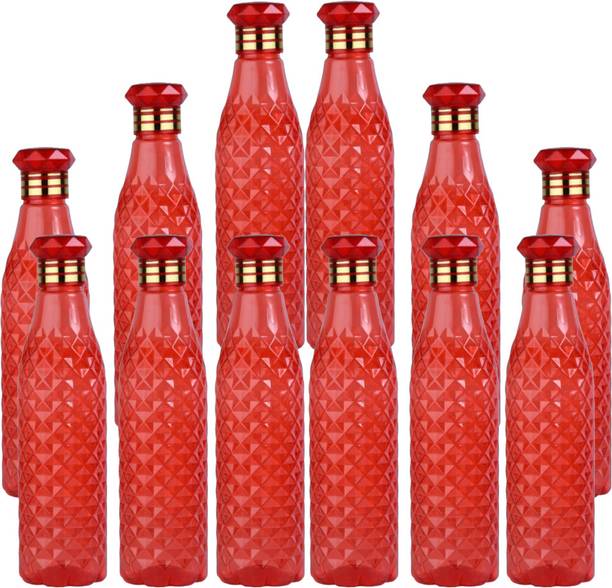 Anzal Crystal Water Bottle for Fridge, Home Office Gym School Boy, Unbreakable Bottle 1000 ml Bottle
