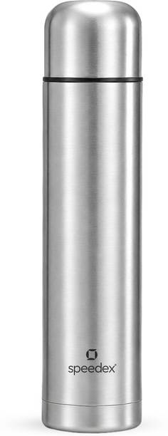 SPEEDEX Thermosteel Vacuum Flask, 18 Hrs Hot and Cold 1000 ml Flask (Silver, Steel) 1000 ml Stainless Steel Flask