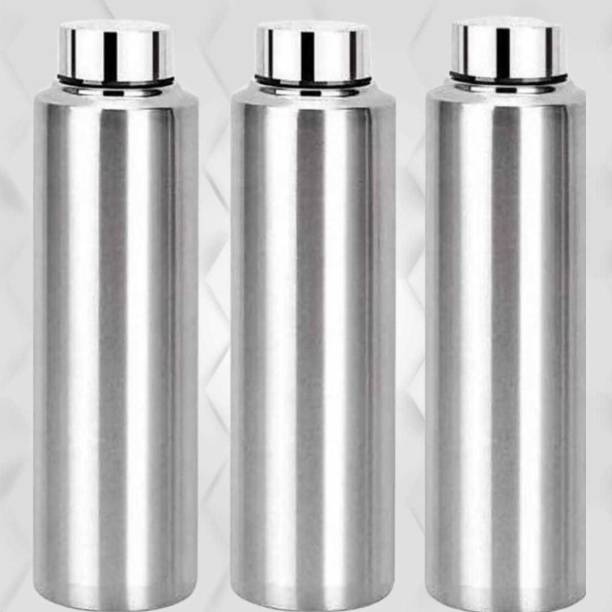 Aquasleri Stainless Steel Fridge Water bottle 1000ml steel silver 1000 ml Bottle