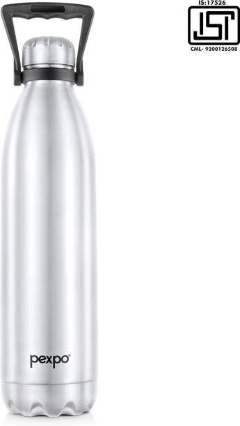 pexpo Echo 2000, Hot and Cold thermosteel Water Bottle With Carry Handle 2000 ml Flask
