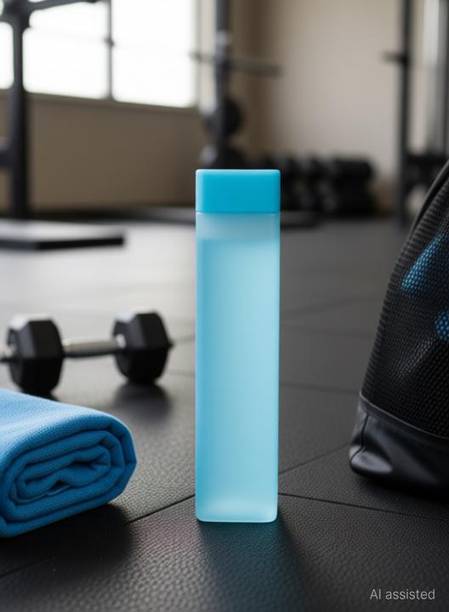 prayati Square Shape Plastic Water Bottle, Water Bottle For Fridge, Water Bottle for Gym 1000 ml Plastic Bottle