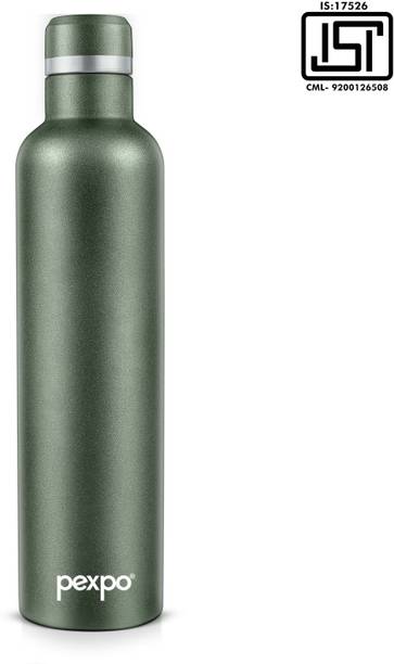 pexpo 24 Hrs Hot and Cold ISI Certified , Oreo Vacuum insulated Water Bottle 750 ml Flask