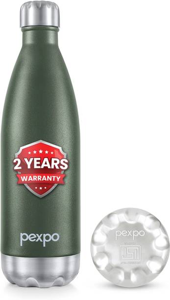 pexpo Electro 1000, Hot&Cold ISI Certified Thermosteel Water Bottle, Leakproof 980 ml