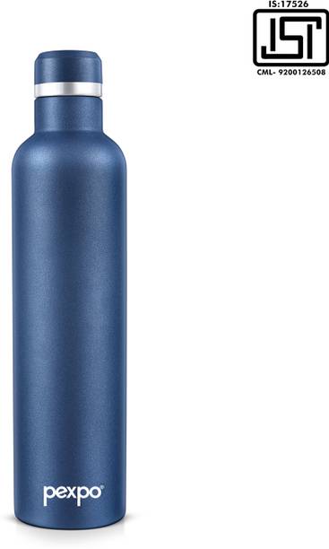 pexpo 24HrsHotandColdISICertifiedVacuuminsulatedWaterBottle,Oreo 750 ml