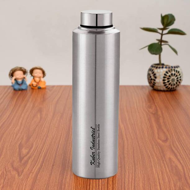 HOMESTIC by Kuber Industries Stainless Steel Fridge Water Bottle, 700 ML (Silver) 700 ml Bottle