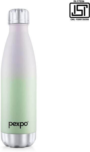 pexpo Electro 500, Hot&Cold ISI Certified Thermosteel Water Bottle, Leakproof 500 ml Flask