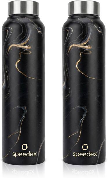 SPEEDEX Water Bottle 1 Ltr Leak-Proof Printed Design Office, School, Travel, Daily Use 1000 ml Stainless Steel Bottle
