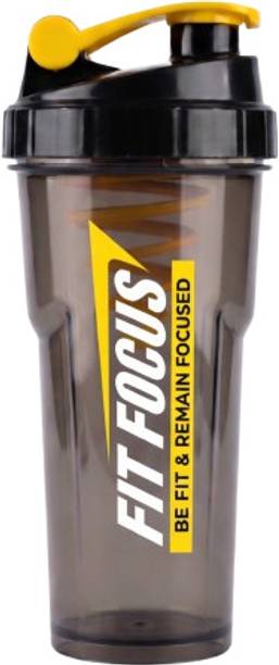 FIT FOCUS Premium Gym Shaker|Protein Shaker With ball|BPA Free&LeakProof|Unisex Gym Shaker 700 ml Plastic Shaker
