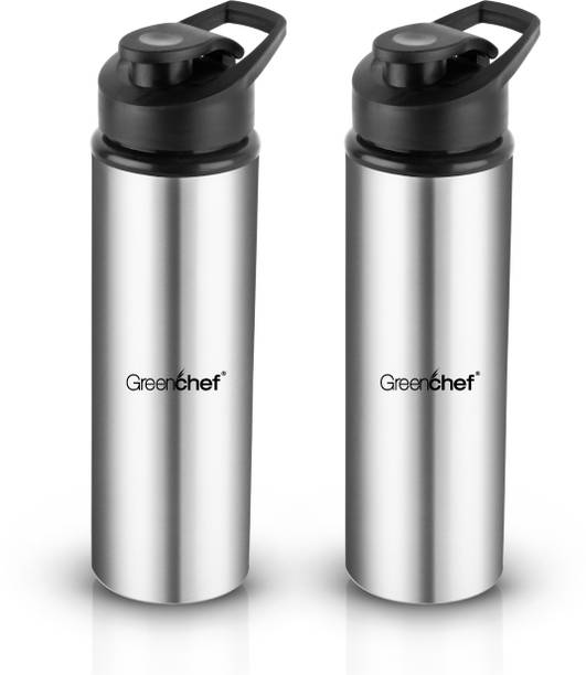 Greenchef Stainless Steel Quench Water bottle Pack of 2 900ML 900 ml